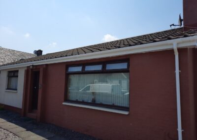 New fascias and guttering on a bungalow