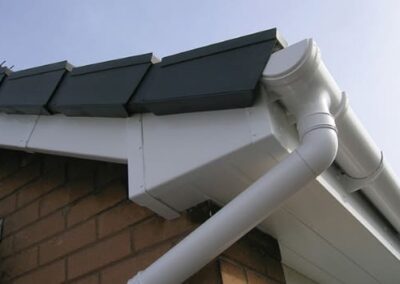 New uPVC fascia, gutter and downpipe