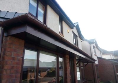 New uPVC fascias and soffits on a house