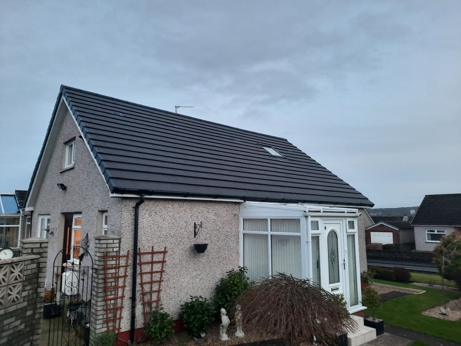 Bungalow after a full re-roof