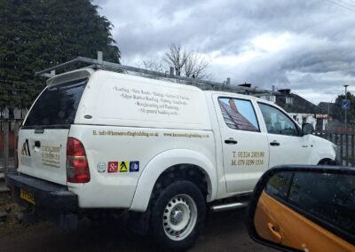 Kerse Roofing & Building pickup on site